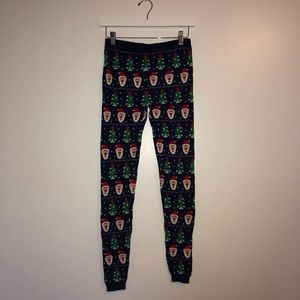 Forever21 Santa sweater leggings